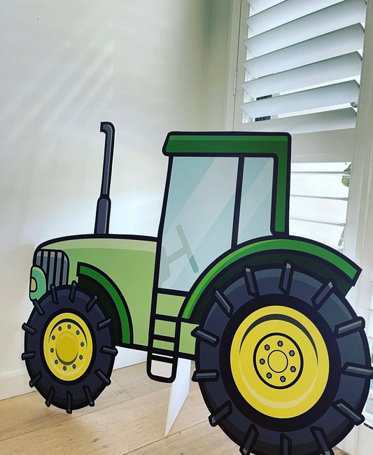 Green Tractor Cut Out