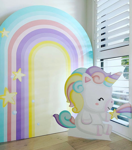 Rainbow Unicorn Backdrops